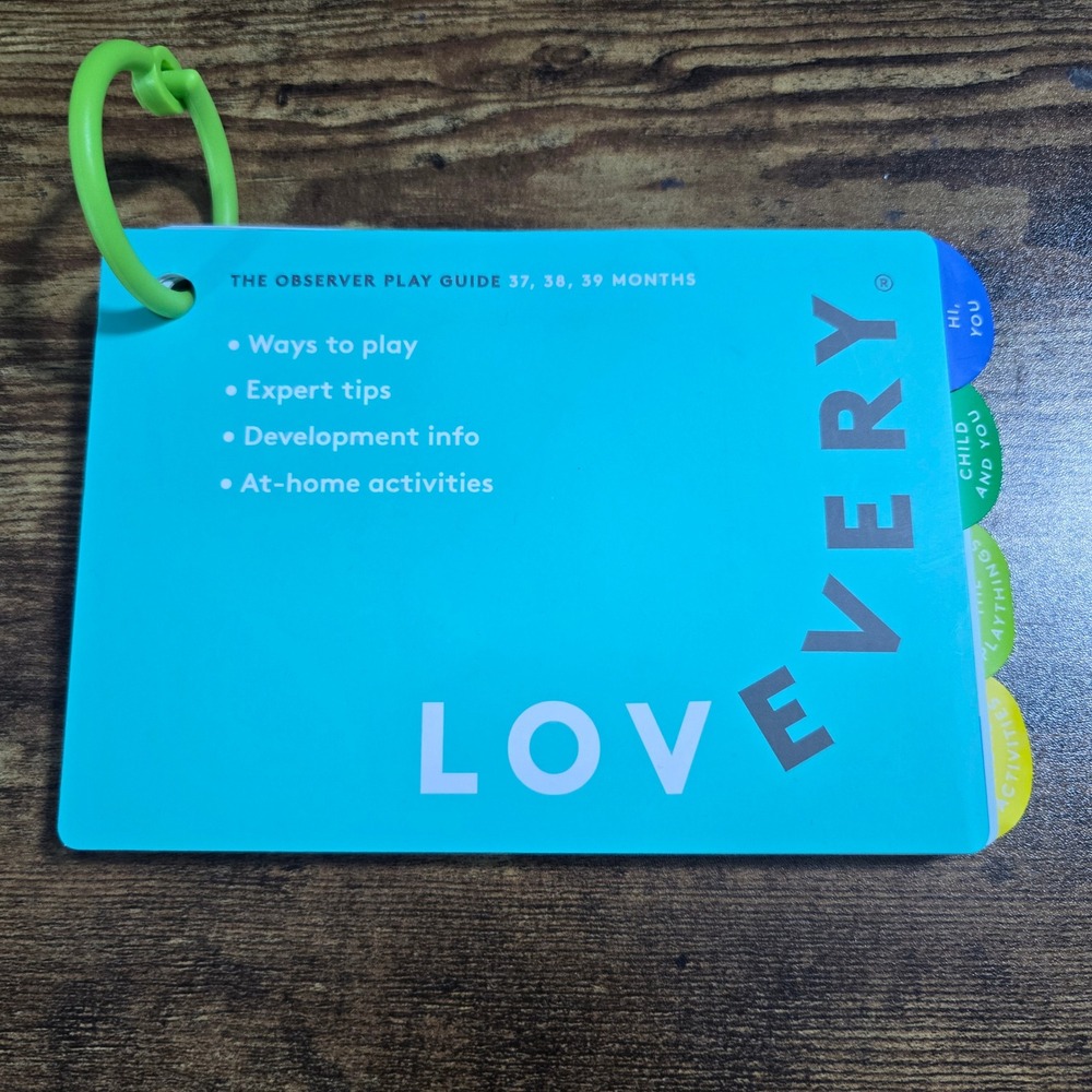Lovevery The Observer Play Guide 37 38‎ 39 Months Activities Tips
